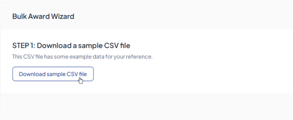 CertifyMe’s quick award feature